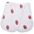 University of Oklahoma Sooners Muslin Burp Cloths 2-Pack | OU Baby Gift
