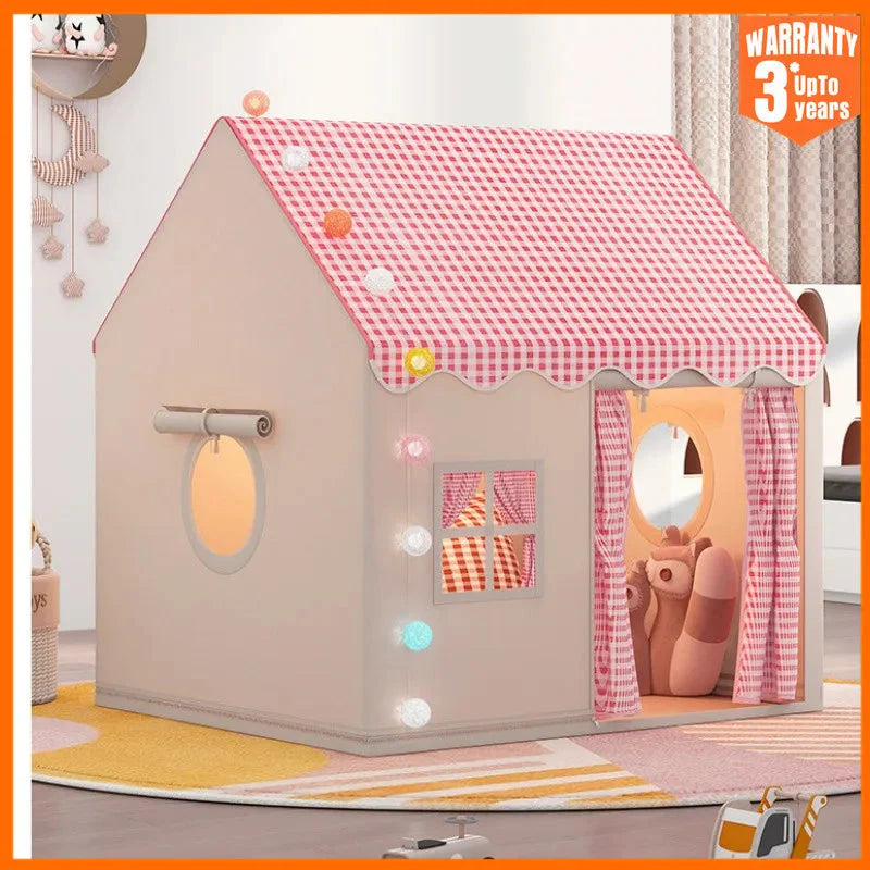 Kids Princess Castle Play Tent Indoor Folding House