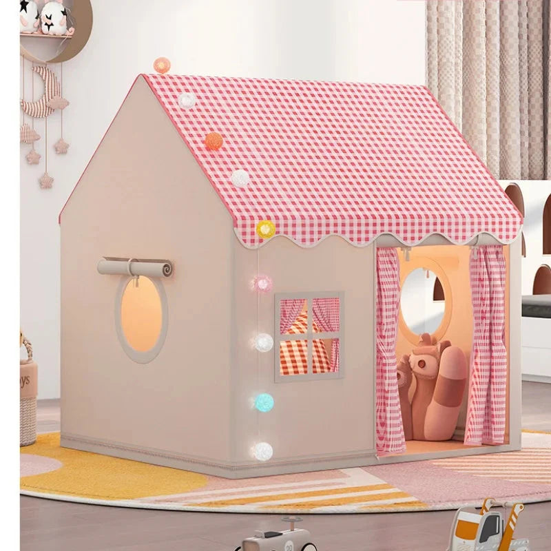 Kids Princess Castle Play Tent Indoor Folding House