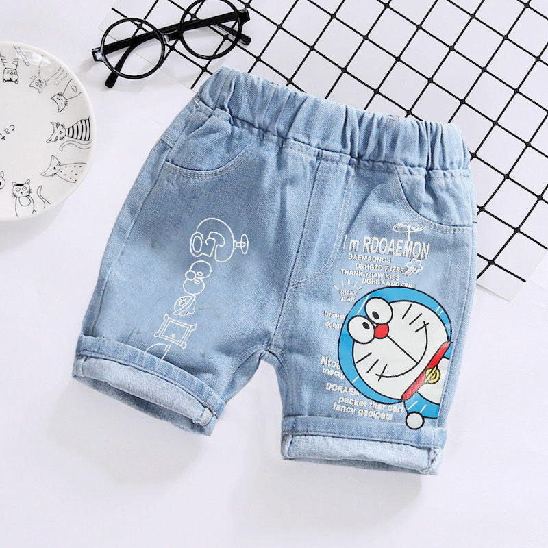 Boys' Denim Shorts for Ages 3-8 - Summer Style - # BOAA11410009