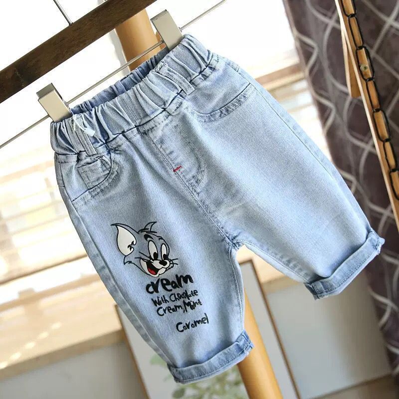 Boys' Denim Shorts for Ages 3-8 - Summer Style - # BOAA11410009