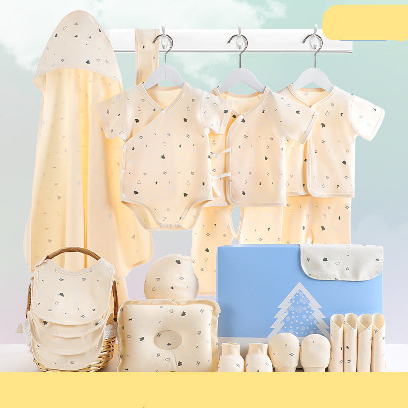 Complete Newborn Welcome Gift Box – 100% Cotton Essentials Set | Carefully selected to comfort and support your baby’s first precious weeks - # BANB11110008