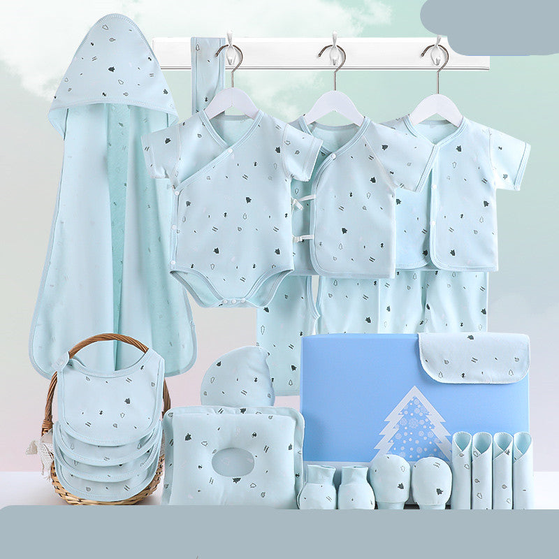 Complete Newborn Welcome Gift Box – 100% Cotton Essentials Set | Carefully selected to comfort and support your baby’s first precious weeks - # BANB11110008