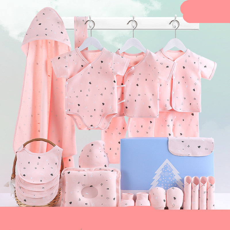 Complete Newborn Welcome Gift Box – 100% Cotton Essentials Set | Carefully selected to comfort and support your baby’s first precious weeks - # BANB11110008