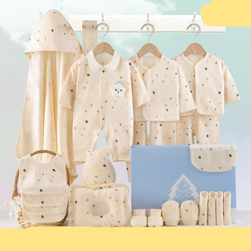 Complete Newborn Welcome Gift Box – 100% Cotton Essentials Set | Carefully selected to comfort and support your baby’s first precious weeks - # BANB11110008