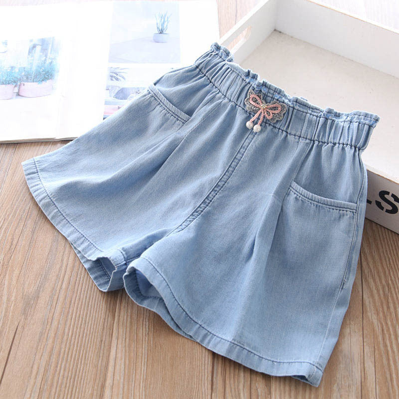 Girls' Denim Summer Shorts | For Ages 3-8 Years - # BAAA1B11010012 & GIAA21410019