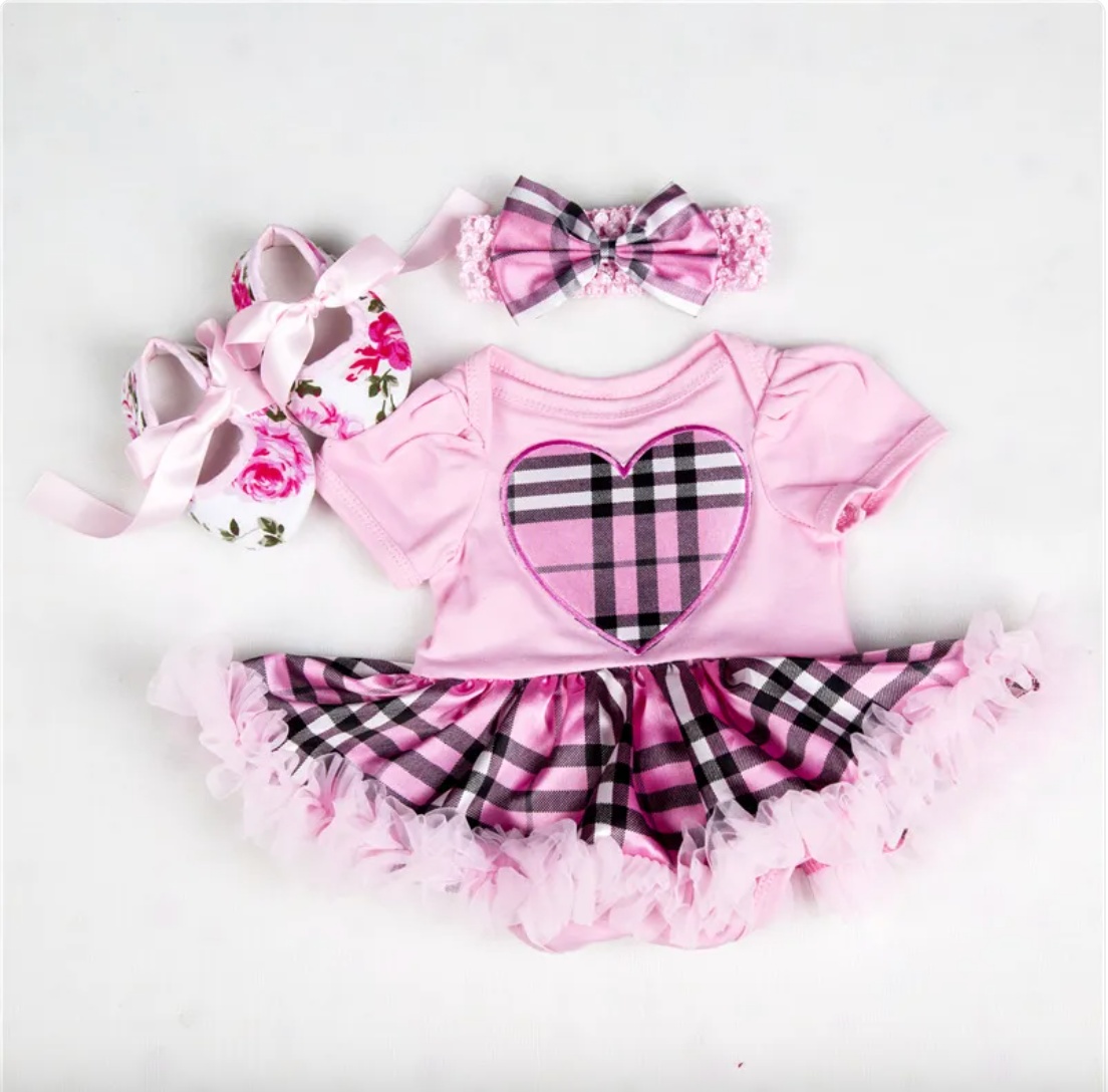 Ha Yi Three-Piece Dress Set - # BAAA51110011