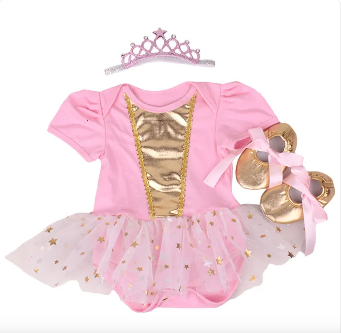 Ha Yi Three-Piece Dress Set - # BAAA51110011