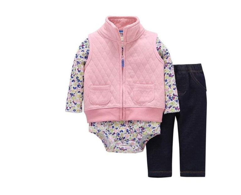 Newborn Fleece Hooded Jacket and Romper Set | 24 different models - # BAAA51210041