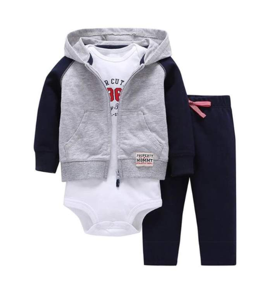 Newborn Fleece Hooded Jacket and Romper Set | 24 different models - # BAAA51210041