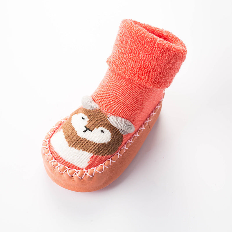 Thick Non-Slip Terry Baby Floor Socks - # BASH11110008