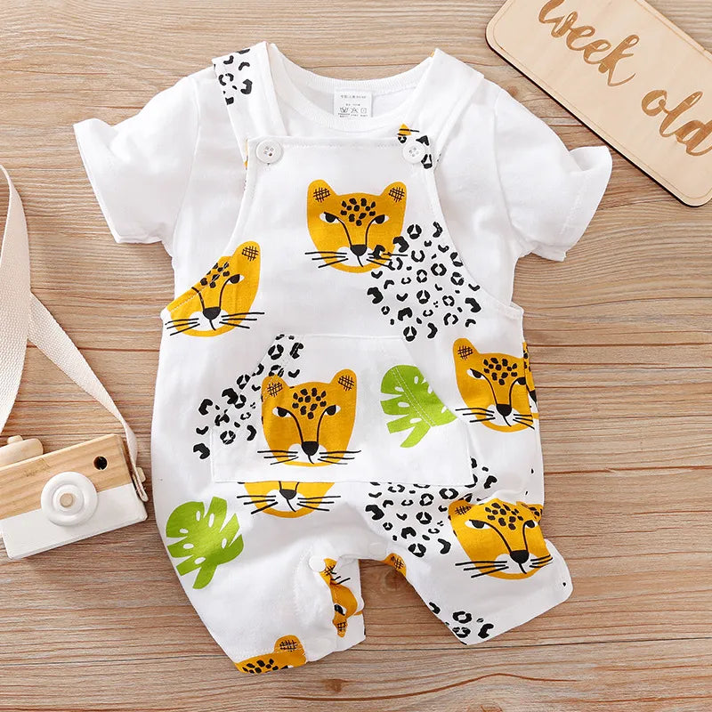 Two-Piece Newborn Summer Outfit - # BAAA71710009
